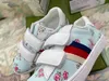 New baby Sneakers Sky blue kids shoes Size 26-35 High quality brand packaging Buckle Strap girls shoes designer boys shoes 24May