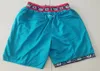 Shorts d'équipe Vintage Basketball Zipper Pocket Running Clothes Vancouver Green vient de faire la taille SXXL6476275