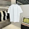Tasarımcı Kadınlar Yaz Tees Lüks Erkek Tasarımcıları T Shirt Sabah Siyah Beyaz Mektuplar Baskılı Gömlek Çift Kısa Kollu Moda Marka Top T-Shirts CXD2405103-8