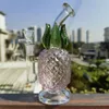 8 "zware glazen bong ananas rookwaterpijp waterpijp bubbler shisha roze