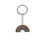 Anéis -chave Rainbow 24 Keychain Bolsa Bolsa Charms para Women Car Bag Keyring Chain Accessories Mackpack and Gift Dia dos namorados adequado OTCO9