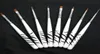 Whole8PCS Manicure Målningsverktyg Set Crystal Carved Potherapy Nail Pull Chien Brush Pen Zebra Whole M019074030697