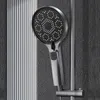 Bathroom Shower Heads Large Panel Shower Head 3 Modes Adjustable High-Pressure Shower Head One Click Stop Water Fall Resistance Bathroom Accessories