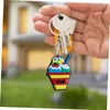 Keychains Lanyards Ice Cream Theme Keychain Keyring For Women Backpack Keyrings Bags Suitable Schoolbag Kids Party Favors Car Bag Good Otnma