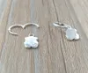 Pendientes Sweet Dolls de Plata Stud Bear Biżuteria 925 Sterling Fits European Biżuter