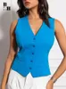 Kvinnors västar klassiska eleganta tankjackor Kvinnor Professional OL Simple Office Lady Vest Suit Coat Blazer Tops Business Work Style Outwear