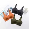 LXVE Active Underwear New Women Seamless Bras Quality Sports Bra Removable Chest Pad Lifting Bralette Brassiere Yoga Fitness Sleep Vest Underwear d240508