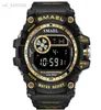 Наручительные часы Smael Watches Led Digital Watch Big Dial Men Sports Watches 50 млнепроницаемые светодиодные будильники 8010 Sport S Shock Watches2731465