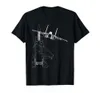T-shirt maschile Design cool F-15 Eagle Line Art Military Jet Fighter T-shirt.T-shirt da uomo a maniche corte a maniche corte estate Nuova S-3XL D240509