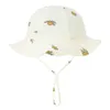 Шляпы кепков лето милый мультфильм детский ультрафиолеточный пляж Шляпа Панама Солнце Шляпа Детская шляпа ковша D240509