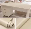 Fond de papier peint en bois imperméable auto-adhésif Porce en papier armoire de bureau