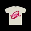 Tシャツヒップホップパターン印刷された短袖の男性と女性のための特大のトップY2KハラジュクファッションロックパンクストリートTシャツ240509