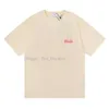 22ss Mens Womens Designer T Roomts Rhude Printed Fashion Man футболка Topquality US Size M-XL 718