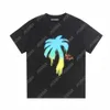 PALM PA 24SS Summer Rainbow Palm Letter Imprimée logo T-shirt Boyfriend Gift Office Hip Hop Unisex Unisexe Lovers à manches courtes Style TEES ANGELS 2213 NSSY