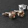 Cuff Links Mens Shirt gemelli argento oro galvanizzato un unico business di moda matrimonio gemelli francesi Q240508