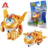 Super Wings S5 2 Mini Transforming vervorming Transformatie-a-Bots Airplane Action Figures Robot Transformation Toys for Kids GIF 240508