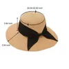 Cappelli larghi Brim Borsa Donne Sump Summer Pagning Cappello impermeabile Boa spiaggia pieghevole Sun Abbigliamento resistente al roll-up Floppy Roll-Up Capo di protezione