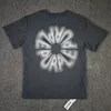 T-shirt viola Black Tee Inserto Crewneck Collar Fit Cotone Orbita di comfort Elevate Elevate Drops 240509