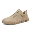 Casual schoenen mannen vrouwen zwart grijs wit grijs bruine heren trainers buiten sport sneakers maat 39-44 gai