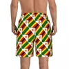 Men's Shorts Quick Dry Summer Mens Beach Board Briefs For Man Swim Trunks Beachwear Zimbabwe Flag