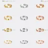 Love Ring Designer Rings Carti Band Ring 3 Diamonds Women Men Men