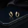 Boucles d'oreilles à goujon aiguille argentée LUXE LUXE LUXE SNAPE Fashion Ins Style Personnalisé Creative Snake Elstuds