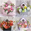 Geschenkwikkeling Mode Envelop Box Bloemverpakking Floral Bouquet Florist Leveringen Materialen Huwelijksfeest Decoratie 20x7x30cm Drop de Dhmph