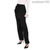 Senior Specialty armazena qualidade Buurberlyes calça feminina Casual Counts Counter confortável de calças pretas populares com logotipo real