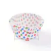 Liners kleurrijke muffin cupcake papier regenboog combo wegwerp bakbekers set cake mold decoratie gereedschappen 60 kleuren