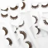 Faux cils Abetyou 5d True Sable Brown Natural Short Coels Band transparent Réutilisable Wispy Eyelash Extender for Womens Makeup D240508