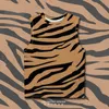 Casual luipaardprint grafische tanktop voor mannen kleding Harajuku Fashion Hawaii Animal Skin Vest Tiger Waistcoat Aloha Beach Tops 240508