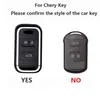Araba Anahtarı Yumuşak TPU Araba Anahtar Kapağı Kılıfı Chery GLX 7 3 5X TIGGO 4 8 2019 2020 Anahtarlık Tutucu Koruyucusu Tiggo için Akılsız Uzaktan FOB Kılıf