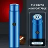 Razors Blades Mini USB Electric Razor耐久性のあるポータブル洗える車充電Q240508