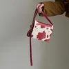 Torba vintage prosta żeńska modna moda krowi Wzór damskie torby na ramię śliczne skórzane torebki mini crossbody