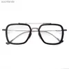 Lunettes de soleil de concepteur de haut niveau d'origine Homme MAN DOUBLE POUR LES VERES AVEC DITA DE LA MENE MODE MODE MOYABLE AVEC LES LOCES DE SUMBRES DE MYOPIE PURAN TITANIUM AVEC LOGO REAL