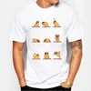 Camisetas masculinas de design engraçado de design masculino t-shirt pomeraniano/gato/soth/elefante/inglês bulldog/pug hipster cool machos masculinos/t y240509