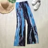 Spodnie damskie Capris Releft 2024 Wiosna/lato malowana drukowana retro ulica wysokiej talii swobodny luźne luźne męskie q240508