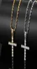 Mens diamond pendant full of zircon solid trumpet brand designer chain necklace choker European American ornaments275W1839644
