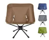 Looru svivelstolar picknick strandfiske fällbar stol utomhus ryggsäckande lätt stol med bärväska för camping vandring h228288421