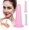 Mini Natural Silicone Facial Cupping Device Massage Cup Vacuüm gezichtsolie Duwend en ontspannende gezichtszuigbekers Face Massage SE9729092