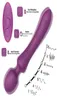 Wand Toysoft AV kraftfulla vibratorer för kvinnor 20 Speed ​​Dual Motor Dildo Vibrator Massager Sex Clitoris Vagina Anus Stimulera Q05089835002