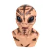 Máscaras de festa Halloween Alien Masked Costume suportsize adequado para a maioria das pessoas ET Full Face Reality adereços Q240508