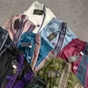 Wysokiej jakości japońskie spodnie z japońskiego motyla haftowane zwykłe proste nogi modna marka wszechstronna AWGE Sports 240426