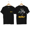 T-shirts voor heren 2024 Men T-shirt Casual Powell-Peralta Bones Skateboard Zwart T-shirt Grafisch Oversized Ademfortabel Comfortabele Strtwear S-4XL T240506