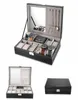 8 Slot Watch Box Pu Leather Box Sieraden opslag Organisator Space Saving2941796