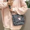 Bag Faux Far Crossbody Leopard Çanta Moda Küçük Messenger Tasarımcı Kadınlar İçin Yumuşak Kış