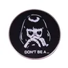 Don to be One Mia Wallace Brooch Thriller Movie Vulgar Novel Inspiration Badge