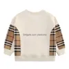 Pullover Autumn-Gewinner Jungen Plover Cotton Clothes Kinder Kleidung Top Stripe Fashion Sweatshirt Kostüme 2-7 Drop Lieferung Baby, mütterlicherseits Dhwzd