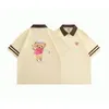 2024 Summer All Cotton Golf Camiseta de manga curta para casual casal casal casal solto plus size mass e roupas de golfe feminina 240510