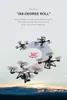 Drones enkele lens drone 4k high-definition luchtfotografie nova wifi opvouwbare hoog-altitude 4K vaste camera gps vier helikopters d240509
